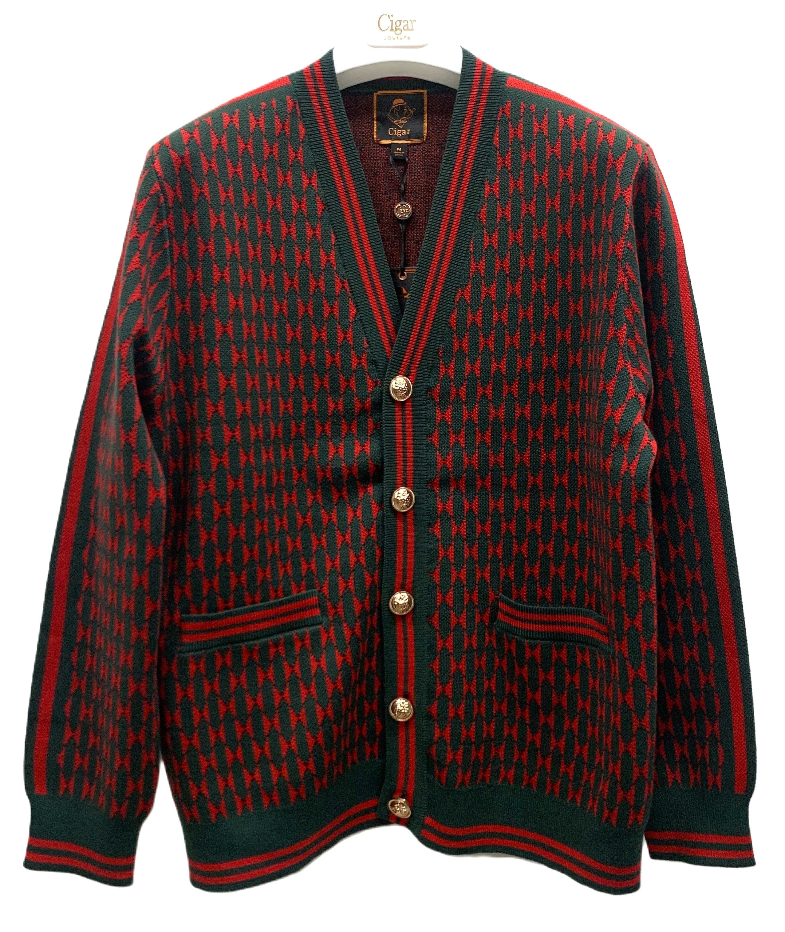 Cigar Couture Cardigan Sweater - Forest 1   - from alligatorwarehouse.com