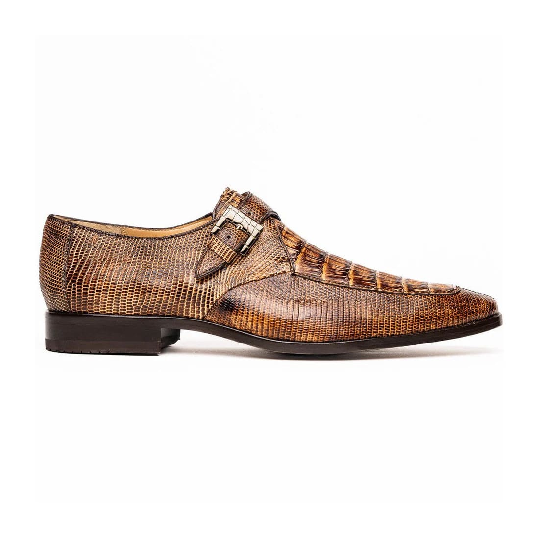 Marco Di Milano Toluca Rustic / Orix Monk Strap Lizard & Crocodile Monk-strap Loafers