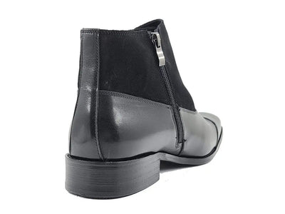 Calf & Suede Three Buckles Monk Chukka Boot 10 KB503-18SCNAVY95  - from alligatorwarehouse.com