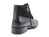 Calf & Suede Three Buckles Monk Chukka Boot 10 KB503-18SCNAVY8  - from alligatorwarehouse.com