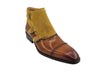 Calf & Suede Three Buckles Monk Chukka Boot 13 KB503-18SCNAVY8  - from alligatorwarehouse.com