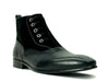 Calfskin Button Up Slip-On Boot 3 KB524-12SCBROWN75  - from alligatorwarehouse.com