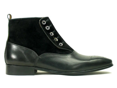 Calfskin Button Up Slip-On Boot 4 KB524-12SCBROWN75  - from alligatorwarehouse.com