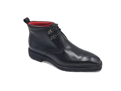 Calfskin Chukka Boot with Lug Sole 3 KB516-51BLACK75  - from alligatorwarehouse.com