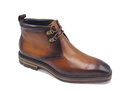 Calfskin Chukka Boot with Lug Sole 8 KB516-51BLACK75  - from alligatorwarehouse.com
