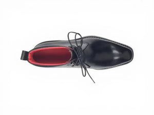 Carrucci Chukka Boot: Luxury Calfskin Lug Sole Ankle Boot