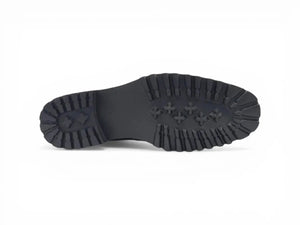 Carrucci Chukka Boot: Luxury Calfskin Lug Sole Ankle Boot