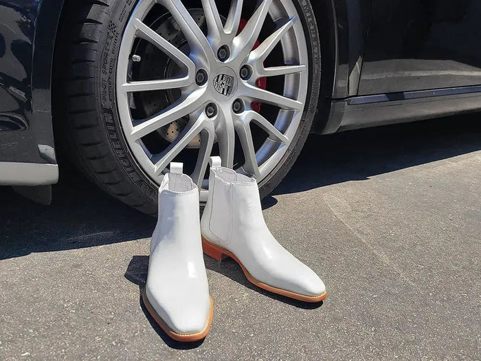 Carrucci Chelsea Boot: Premium Calfskin Leather Ankle Boot