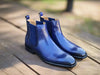 Calfskin Leather Chelsea Boot 10 KB509-30Burgundy75  - from alligatorwarehouse.com