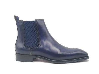 Calfskin Leather Chelsea Boot 12 KB509-30Burgundy8  - from alligatorwarehouse.com