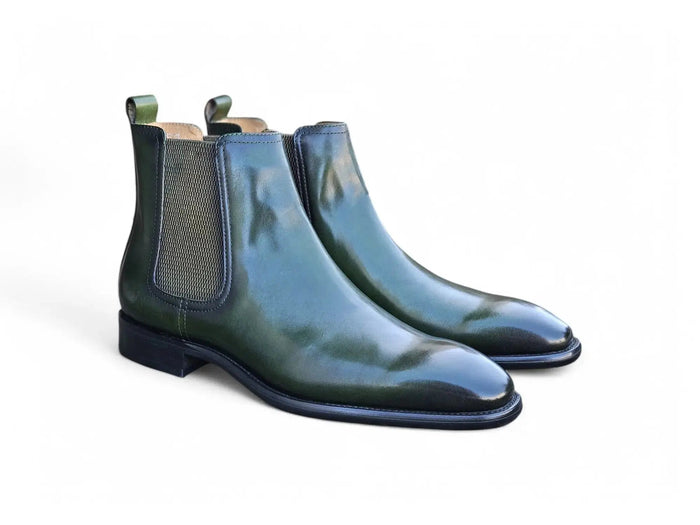 Carrucci Chelsea Boot: Premium Calfskin Leather Ankle Boot