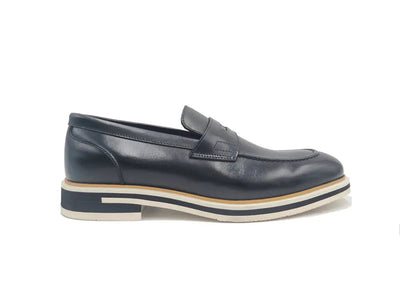 Calfskin Penny Loafer 4 KS519-04BLACK8  - from alligatorwarehouse.com
