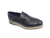Calfskin Penny Loafer 5 KS519-04BLACK75  - from alligatorwarehouse.com