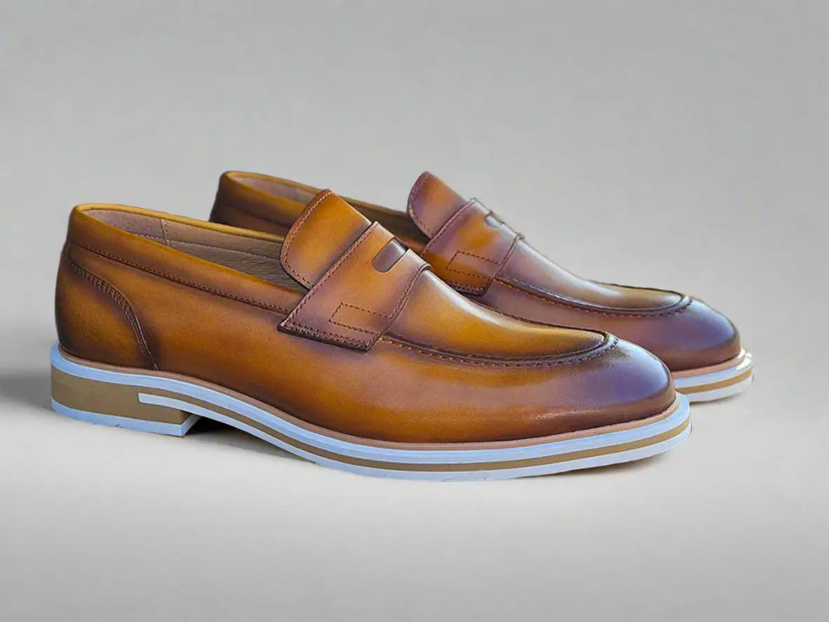 Calfskin Penny Loafer Carrucci