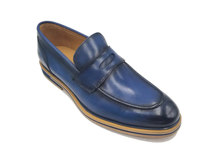 Calfskin Penny Loafer 19 KS519-04BLACK8  - from alligatorwarehouse.com
