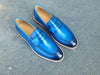 Calfskin Penny Loafer 23 KS519-04BLACK75  - from alligatorwarehouse.com