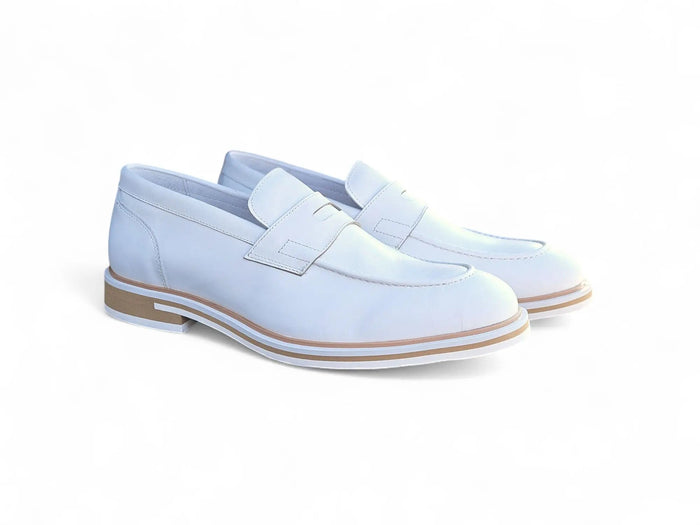 Carrucci Calfskin Penny Loafer