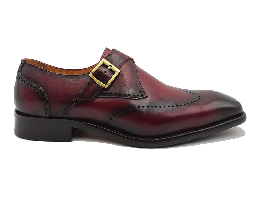 Carrucci Calfskin Single Monk Loafer