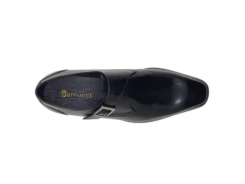 Carrucci Calfskin Single Monk Loafer
