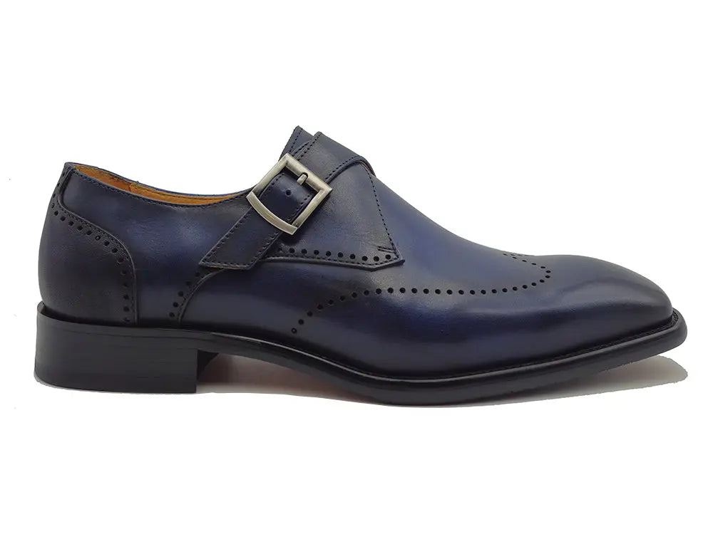 Carrucci Calfskin Single Monk Loafer