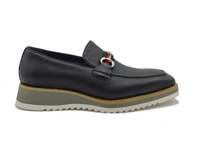 Calfskin Slip-On Horsebit Loafer 1 KS515-07RBLACK75  - from alligatorwarehouse.com