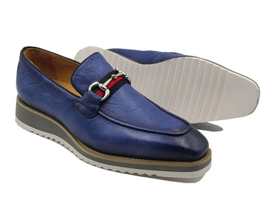 Calfskin Slip-On Horsebit Loafer 5 KS515-07RBLACK75  - from alligatorwarehouse.com