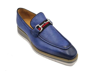 Calfskin Slip-On Horsebit Loafer 7 KS515-07RBLACK75  - from alligatorwarehouse.com
