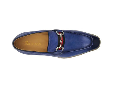 Calfskin Slip-On Horsebit Loafer 9 KS515-07RBLACK75  - from alligatorwarehouse.com