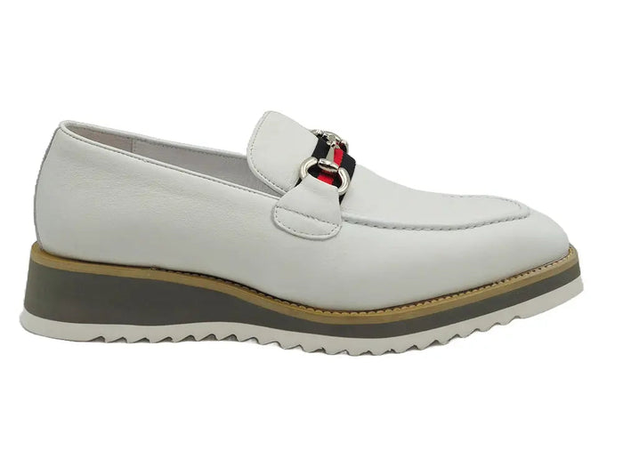 Carrucci Calfskin Slip-On Horsebit Loafer