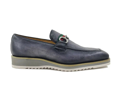 Calfskin Slip-On Horsebit Loafer 13 KS515-07RBLACK75  - from alligatorwarehouse.com