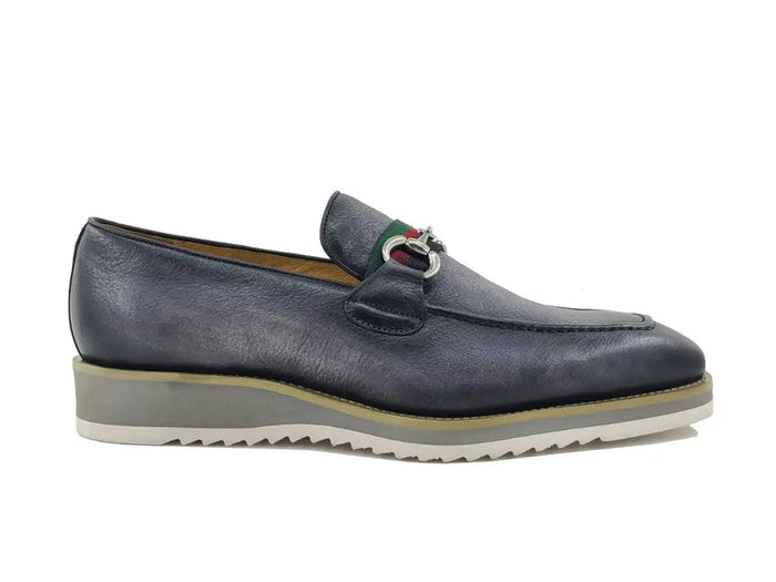 Carrucci Calfskin Slip-On Horsebit Loafer