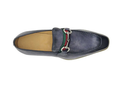 Calfskin Slip-On Horsebit Loafer 15 KS515-07RBLACK75  - from alligatorwarehouse.com