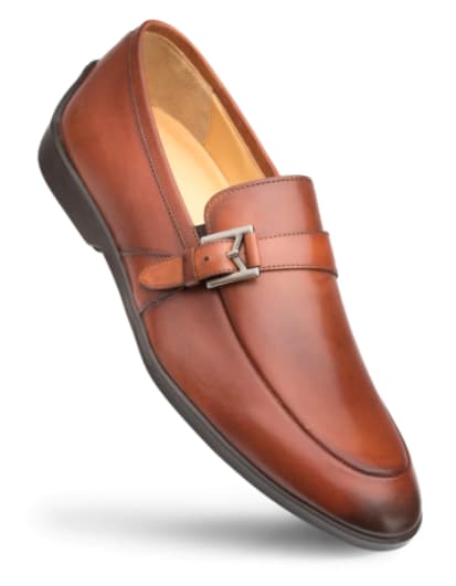 Granby Calfskin Cognac By Mezlan Made In Spain Brand