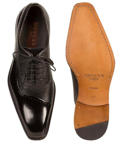 Postdam Calfskin Black By Mezlan Made In Spain Brand 3   - from alligatorwarehouse.com