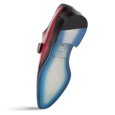 Machado Calfskin Leather Monk-Strap Shoes By Mezlan Made In Spain Brand 5   - from alligatorwarehouse.com