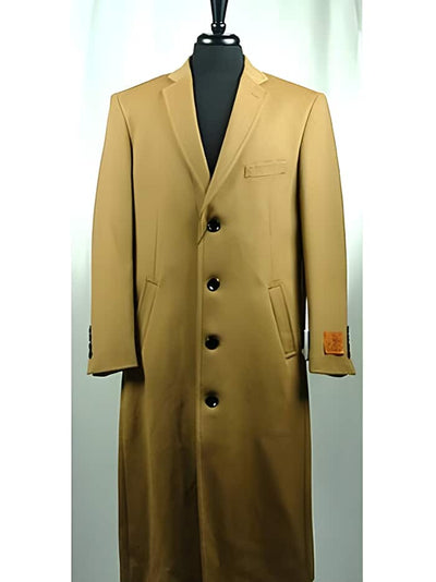4 Button Wool Blend Camel Bravo Top Overcoat 1   - from alligatorwarehouse.com