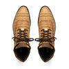 Marco Di Milano Leoni Men's Shoes Oil Orix Genuine Caiman Crocodile Leather Rugged Boots 4 LEONI_CAIMAN FUSCUS_OIL ORIX_8.5  - from alligatorwarehouse.com