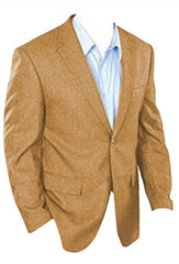 Mens Classic Fit Sport Jacket Camel