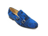 Camo Suede Double Monk Straps Slip-on 3 KS525-17SBURGUNDY75  - from alligatorwarehouse.com