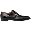 Men's Cantera Genuine Leather Double Monk Strap Black Shoes By Mezlan Made In Spain Brand 2   - from alligatorwarehouse.com