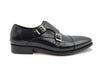 Cap Toe Double Monk Strap Shoe 4 KS099-302WHISKY75  - from alligatorwarehouse.com