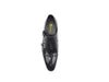 Cap Toe Double Monk Strap Shoe 7 KS099-302WHISKY75  - from alligatorwarehouse.com