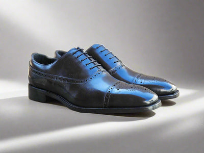 Cap Toe Lace-up in Leather Sole 5 KL903-06WHISKY105  - from alligatorwarehouse.com