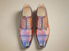 Cap Toe Lace-up in Leather Sole 2 KL903-06WHISKY8  - from alligatorwarehouse.com