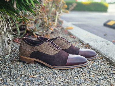Cap Toe Linen Oxford 1 KS8812-117CBRW75  - from alligatorwarehouse.com