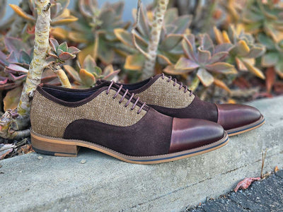 Cap Toe Linen Oxford 2 KS8812-117CBRW75  - from alligatorwarehouse.com