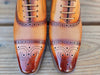 Cap Toe Oxford Leather Sole 4 KL903-06ECOGNAC85  - from alligatorwarehouse.com