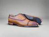 Cap Toe Oxford Leather Sole 2 KL903-06ECOGNAC85  - from alligatorwarehouse.com
