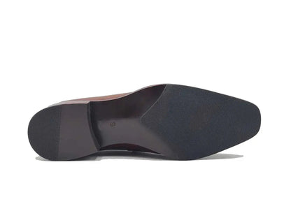 Carrucci Cap Toe Lace-up in Leather Sole