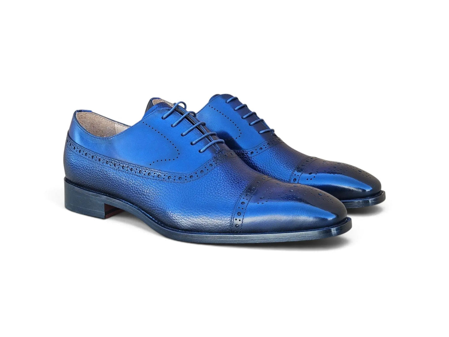 Carrucci Cap Toe Oxford Leather Sole